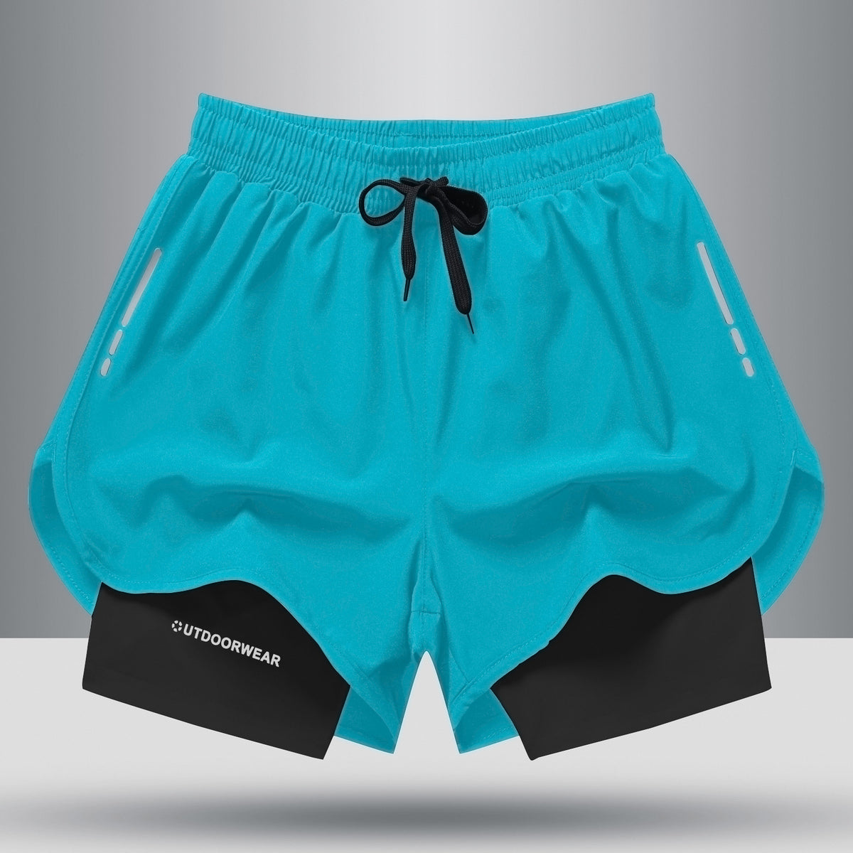 Men's Quick-Dry Drawstring Athletic Shorts
