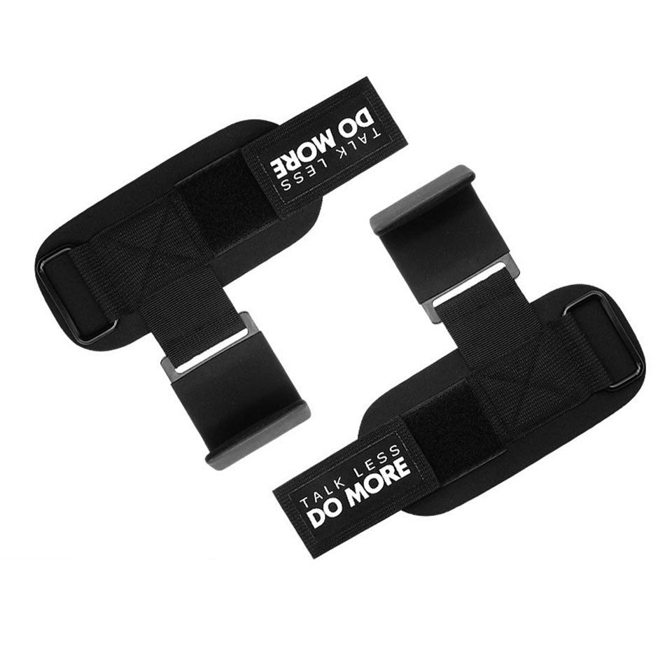 Padded Hook Grips with Wrist Wraps for Powerlifting