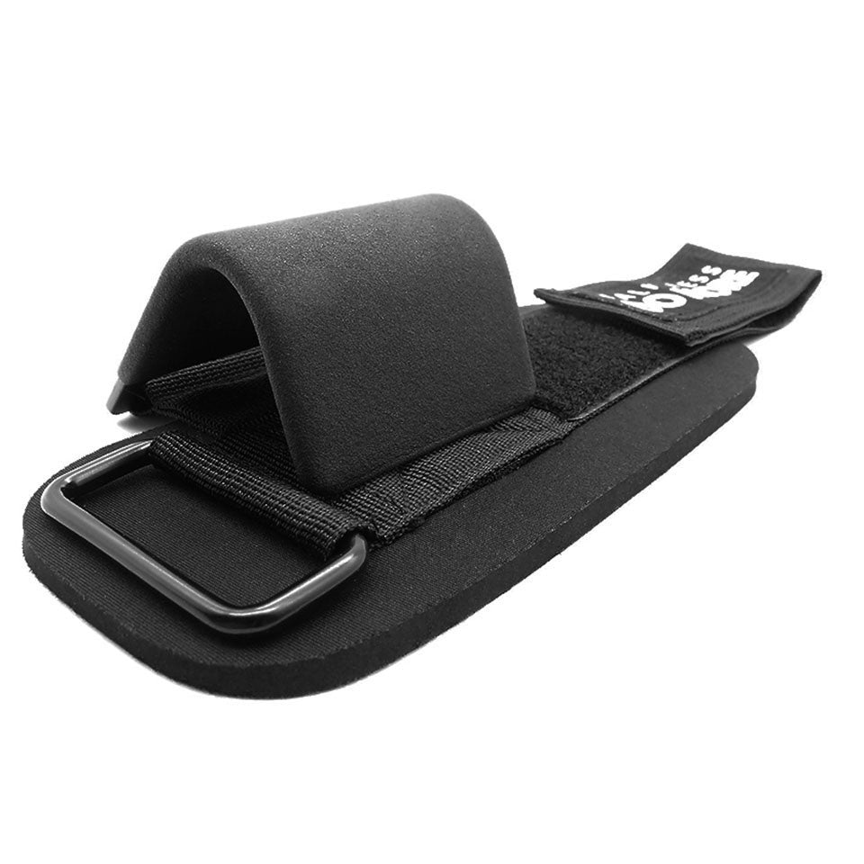 Padded Hook Grips with Wrist Wraps for Powerlifting