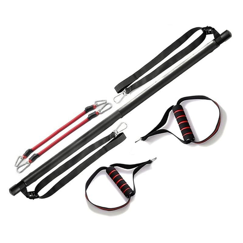 Pilates Bar Kit with Resistance Bands for Full-Body Toning