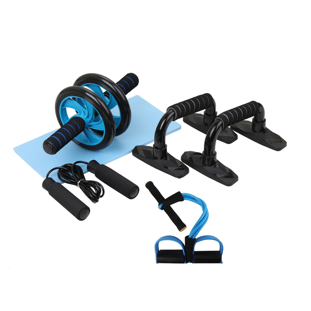 Compact Multi-Function Home Gym Equipment Set