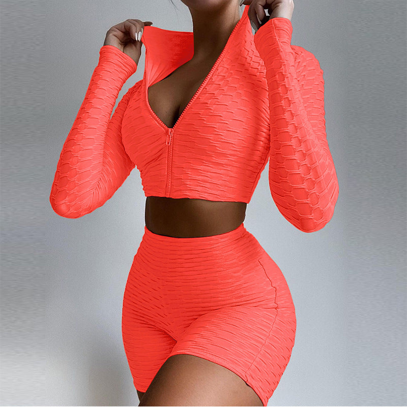 Women's Tummy-Control Yoga Tracksuit Set