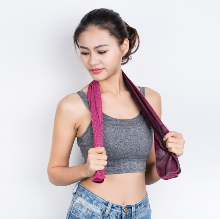 Quick-Dry Cooling Sports Towel for Gym & Outdoor Use