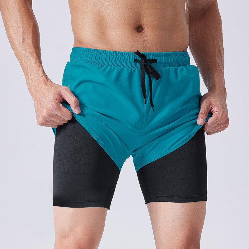 Men's Quick-Dry Drawstring Athletic Shorts