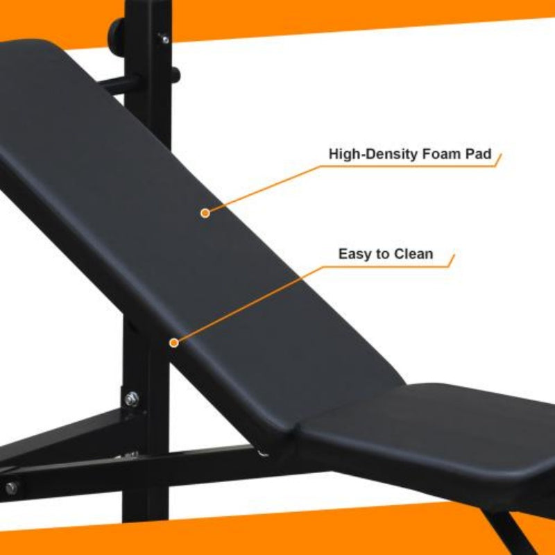 Olympic Weight Bench with Squat Rack for Home Gym