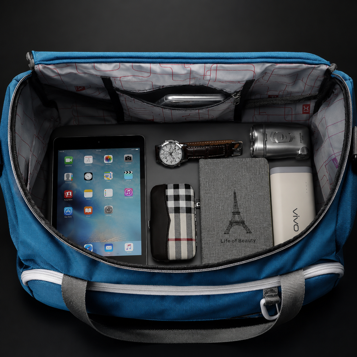 Gym Bag with Dry & Wet Compartment Separation
