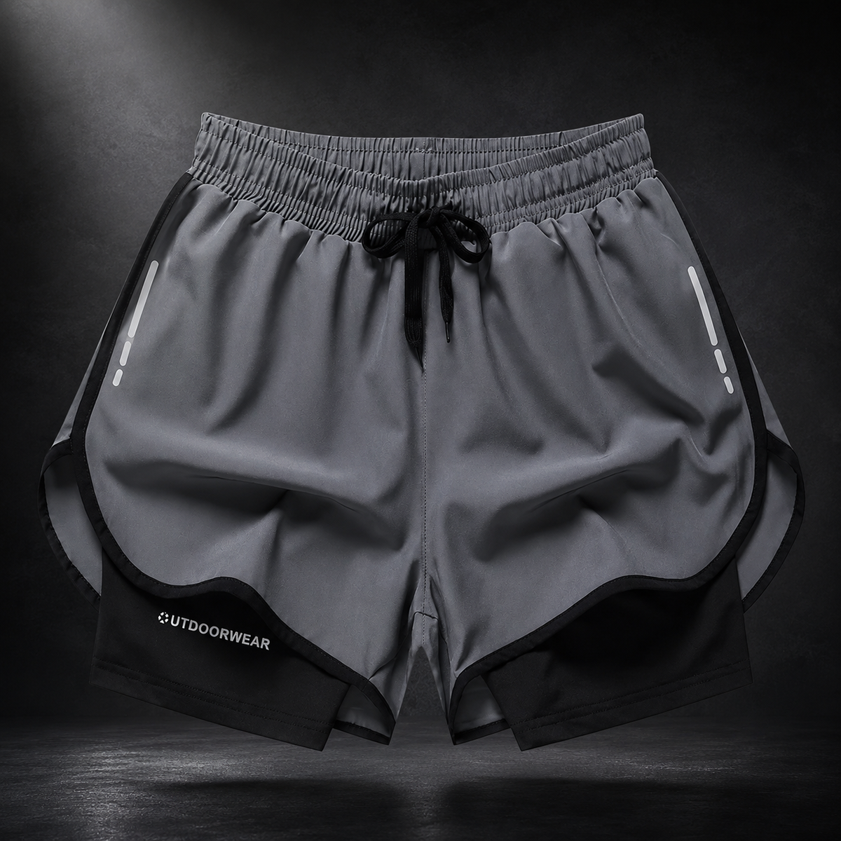 Men's Quick-Dry Drawstring Athletic Shorts