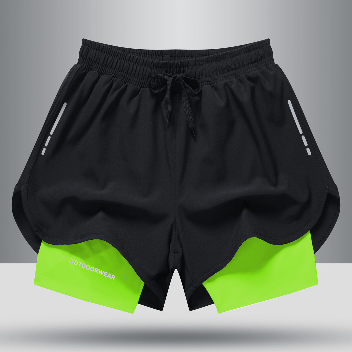 Men's Quick-Dry Drawstring Athletic Shorts