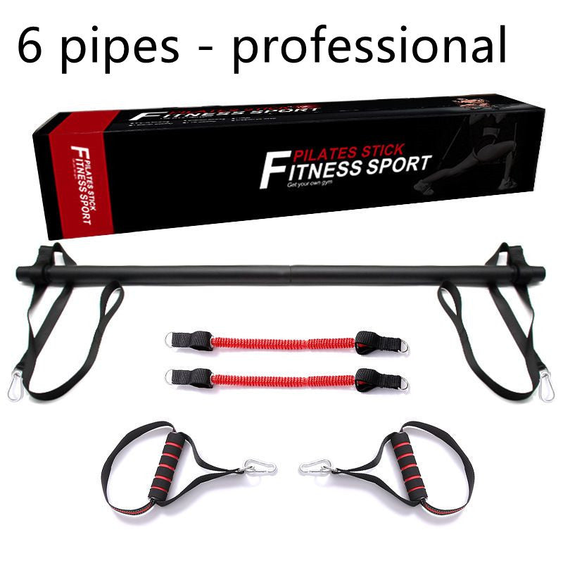 Pilates Bar Kit with Resistance Bands for Full-Body Toning